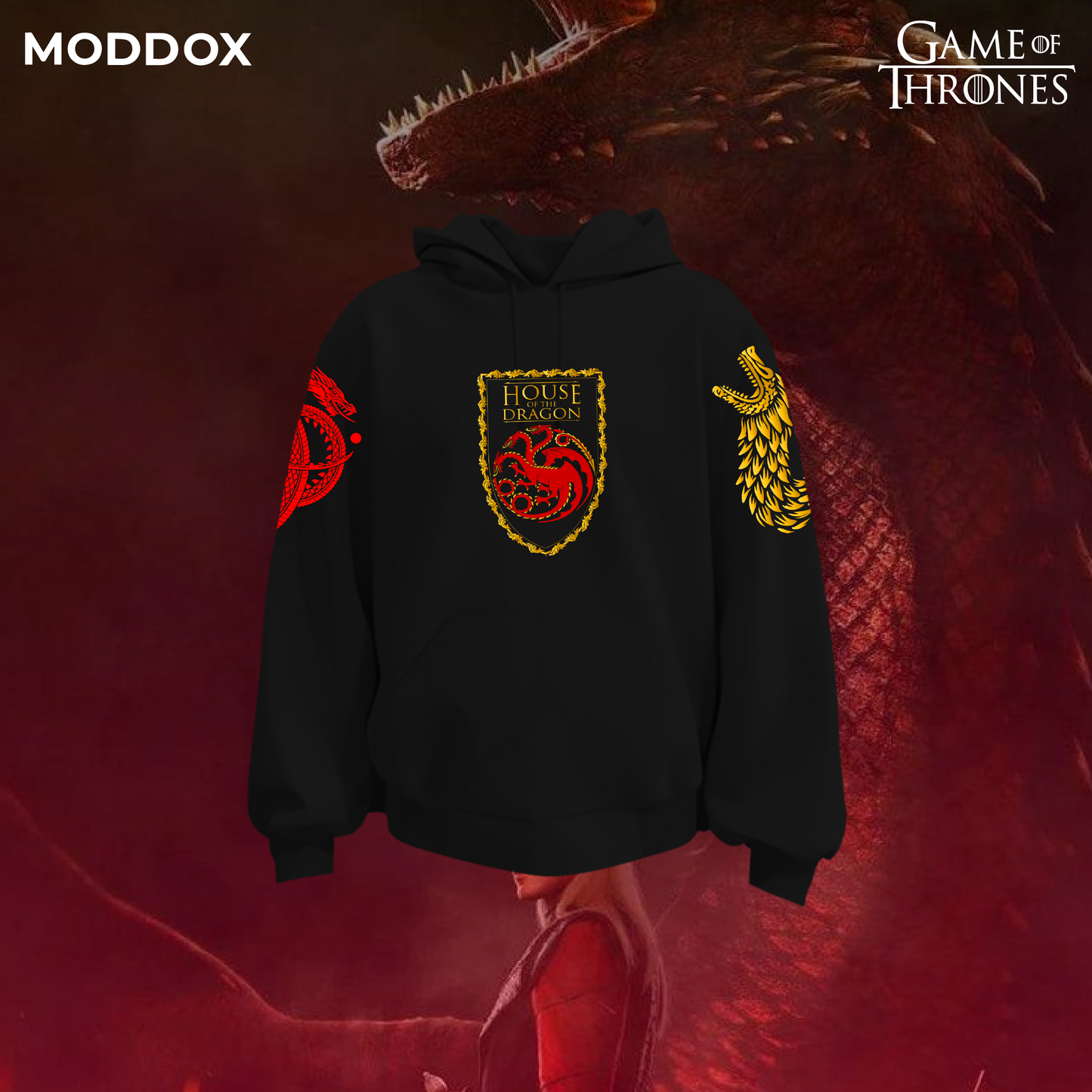 Hoodie | Game Of Thrones | Dragons