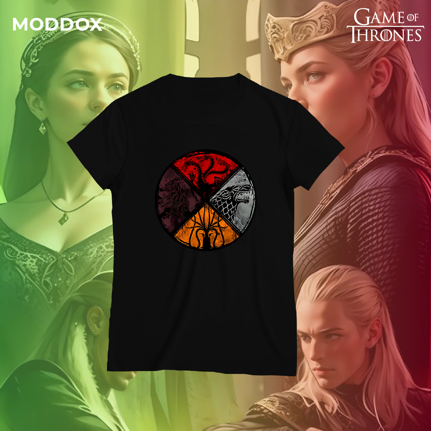 T-Shirt | Game Of Thrones | houses