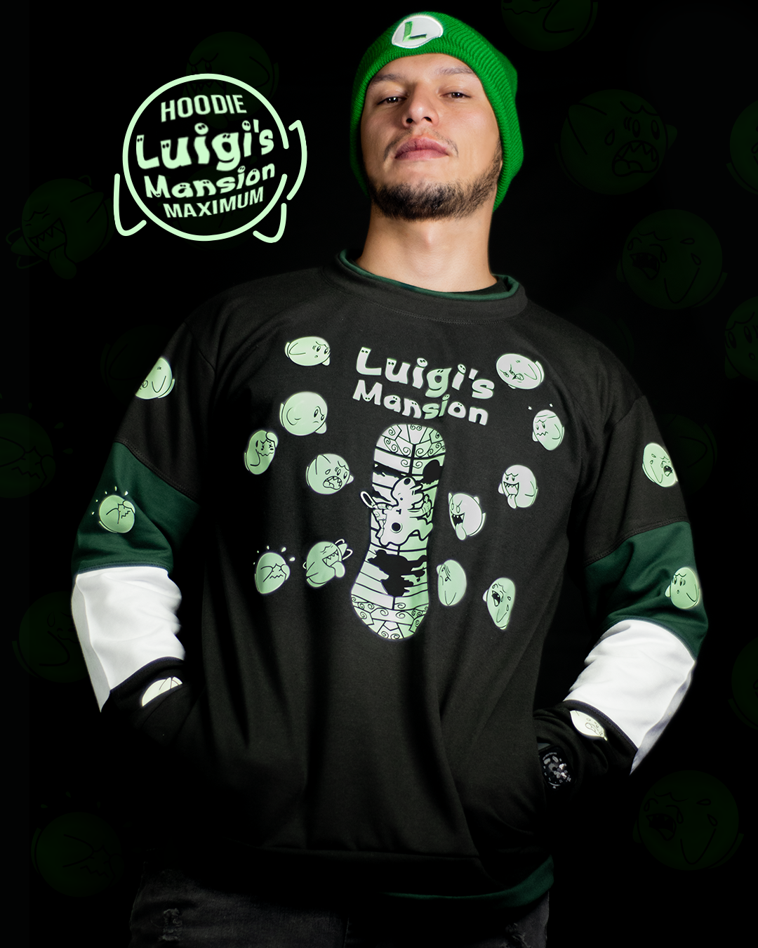 Hoodie | Mario Bros | Luigi's Mansion Maximum