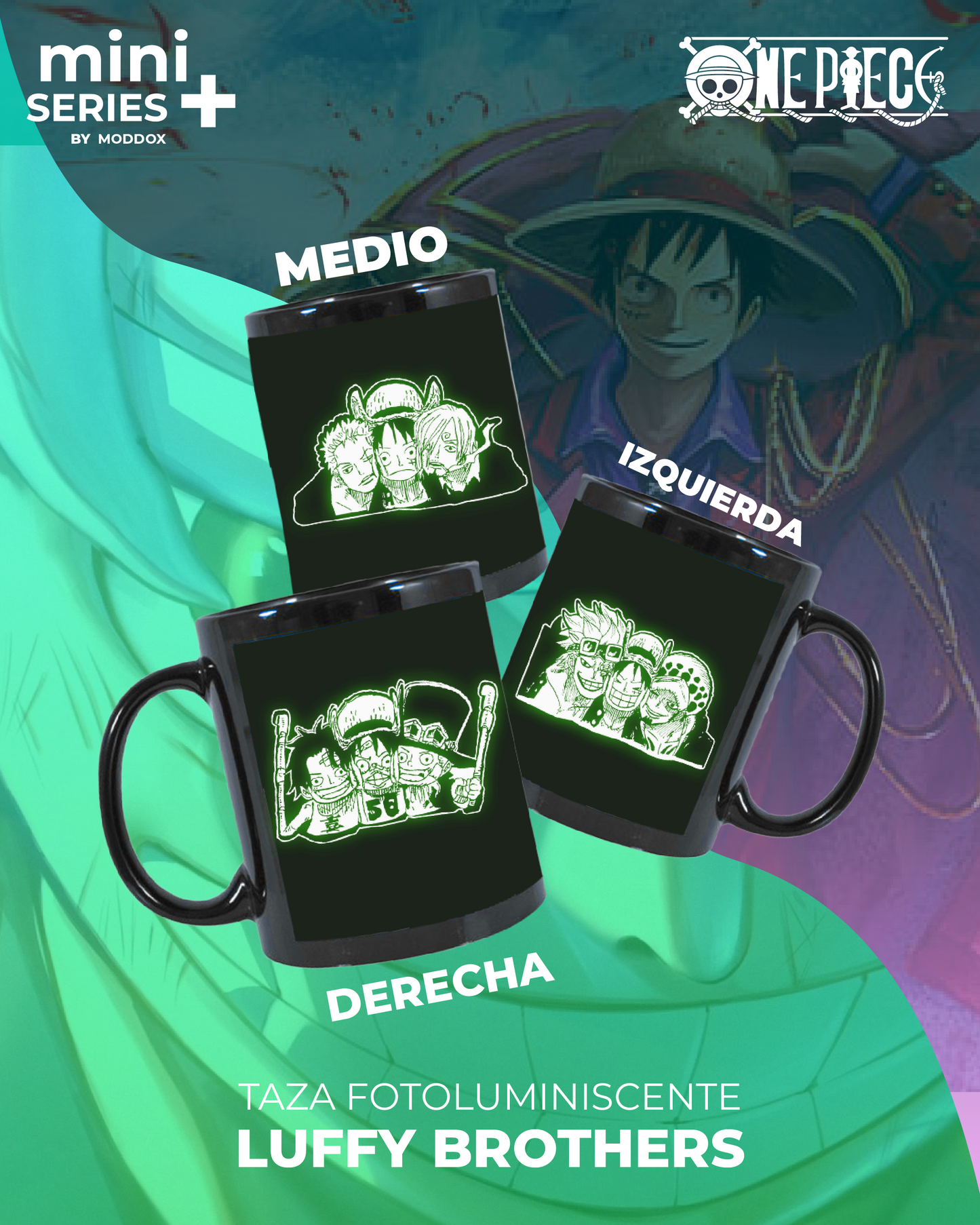 Taza | One piece | Brothers