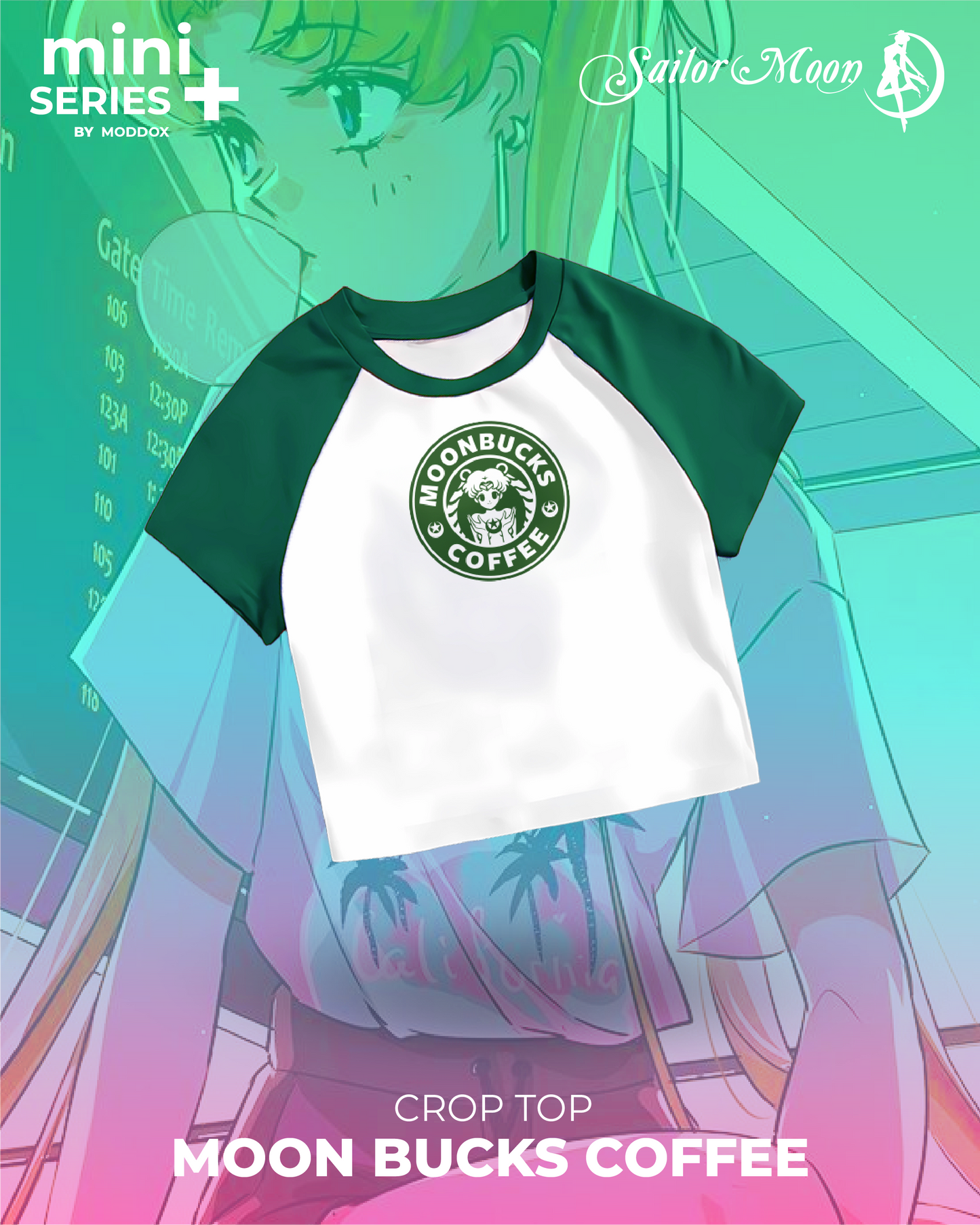 Crop Top | Sailor moon | Moon Bucks