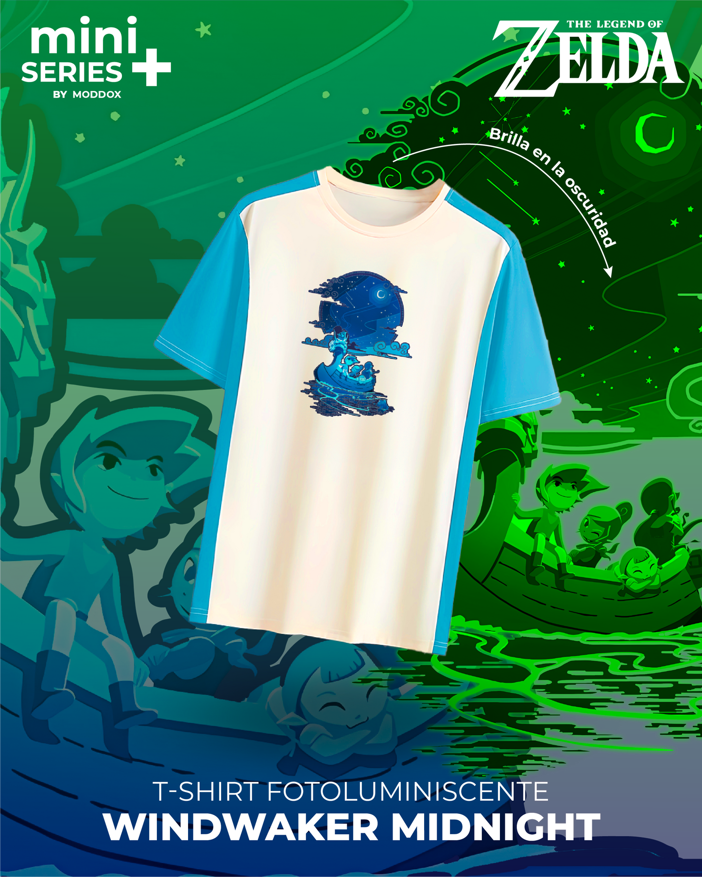 T-shirt | Zelda | Windwaker Midnight