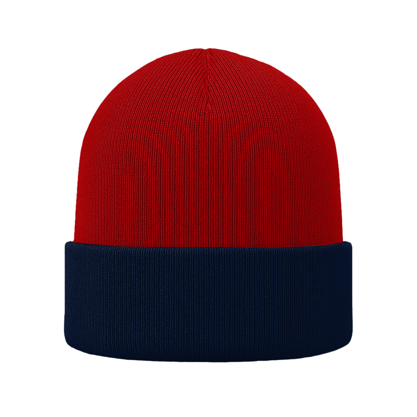 Gorro | Combinado | Cabeza rojo (C51) / Frente azul marino (C646)
