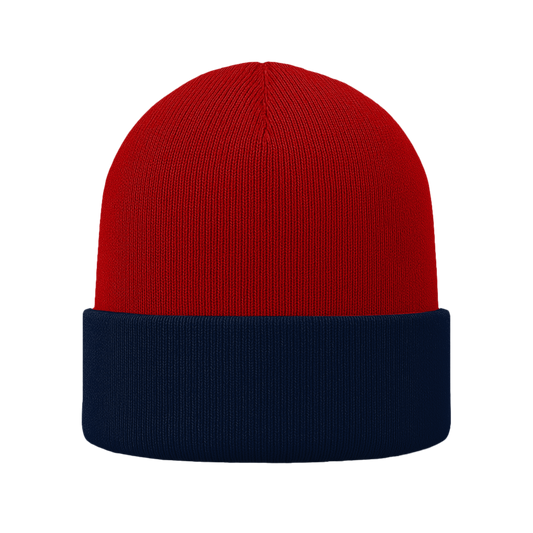 Gorro | Combinado | Cabeza rojo (C51) / Frente azul marino (C646)