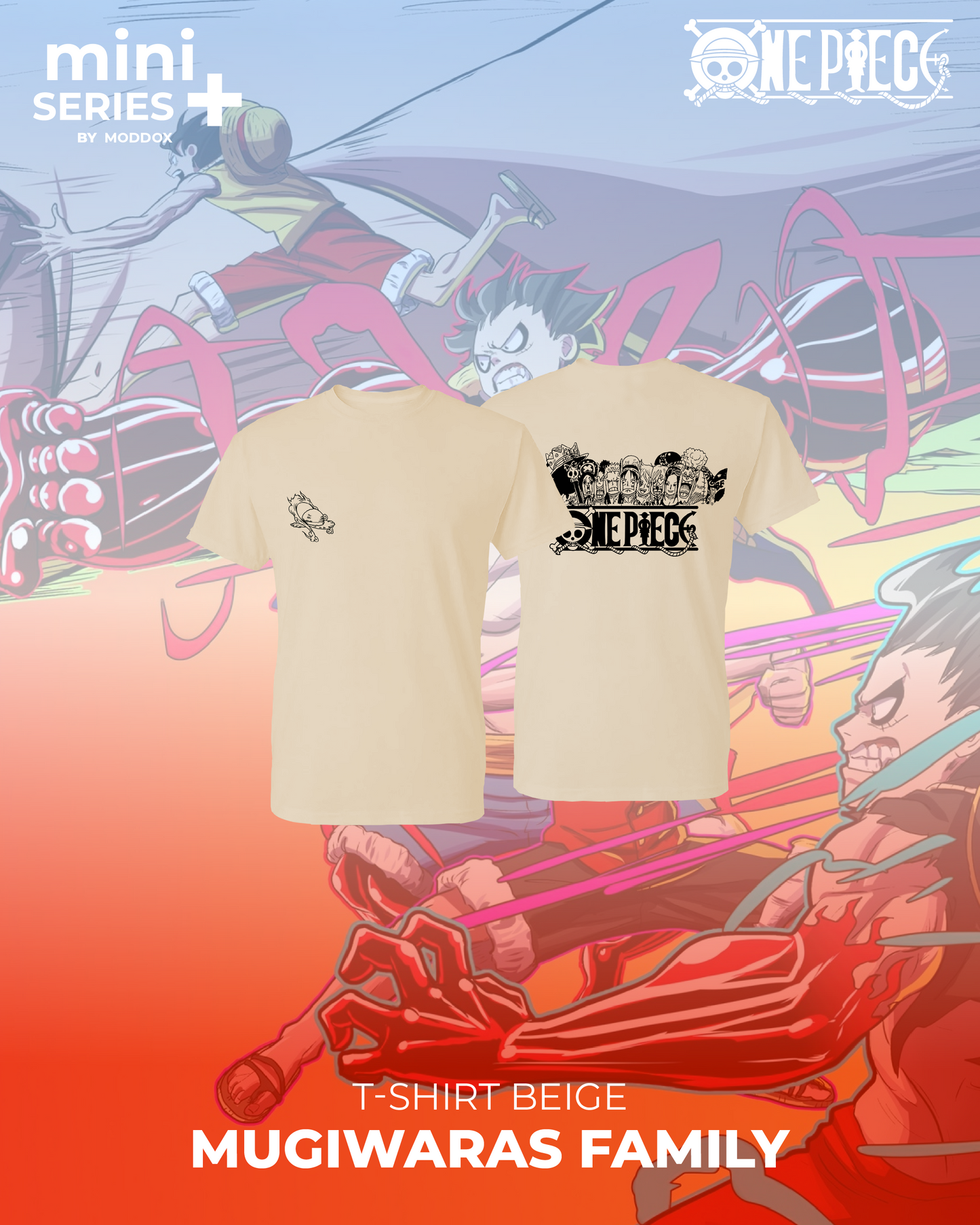 T-shirt | One Piece | Mugiwaras family