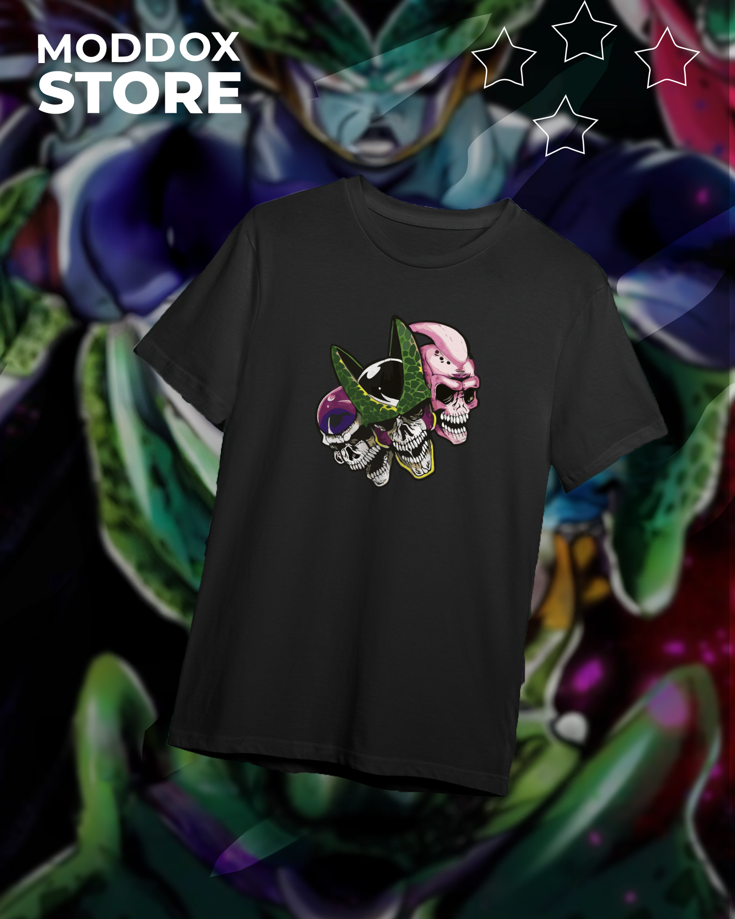 T-shirt | Dragon Ball | Villains Skulls