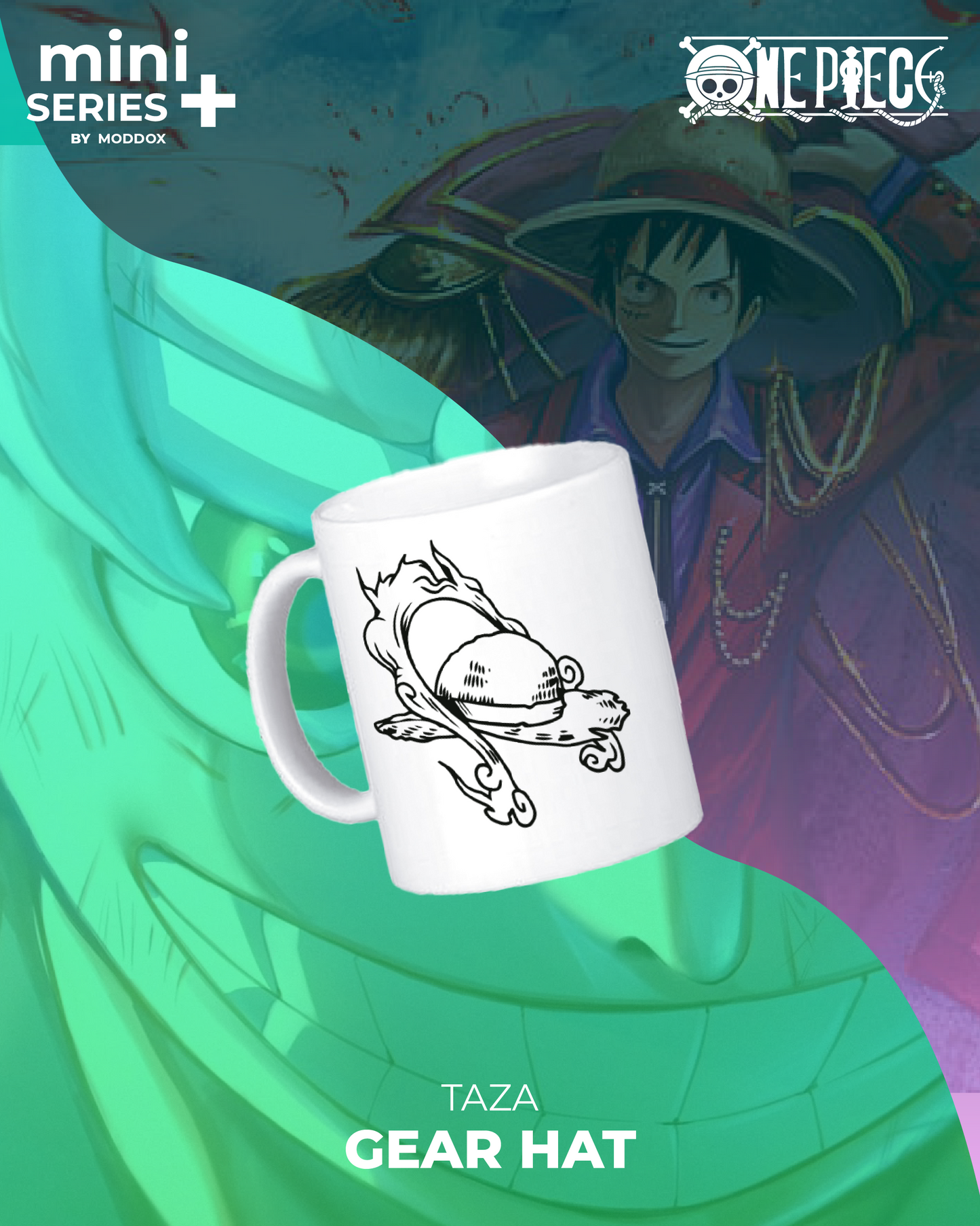 Taza | One piece | Gear Hat