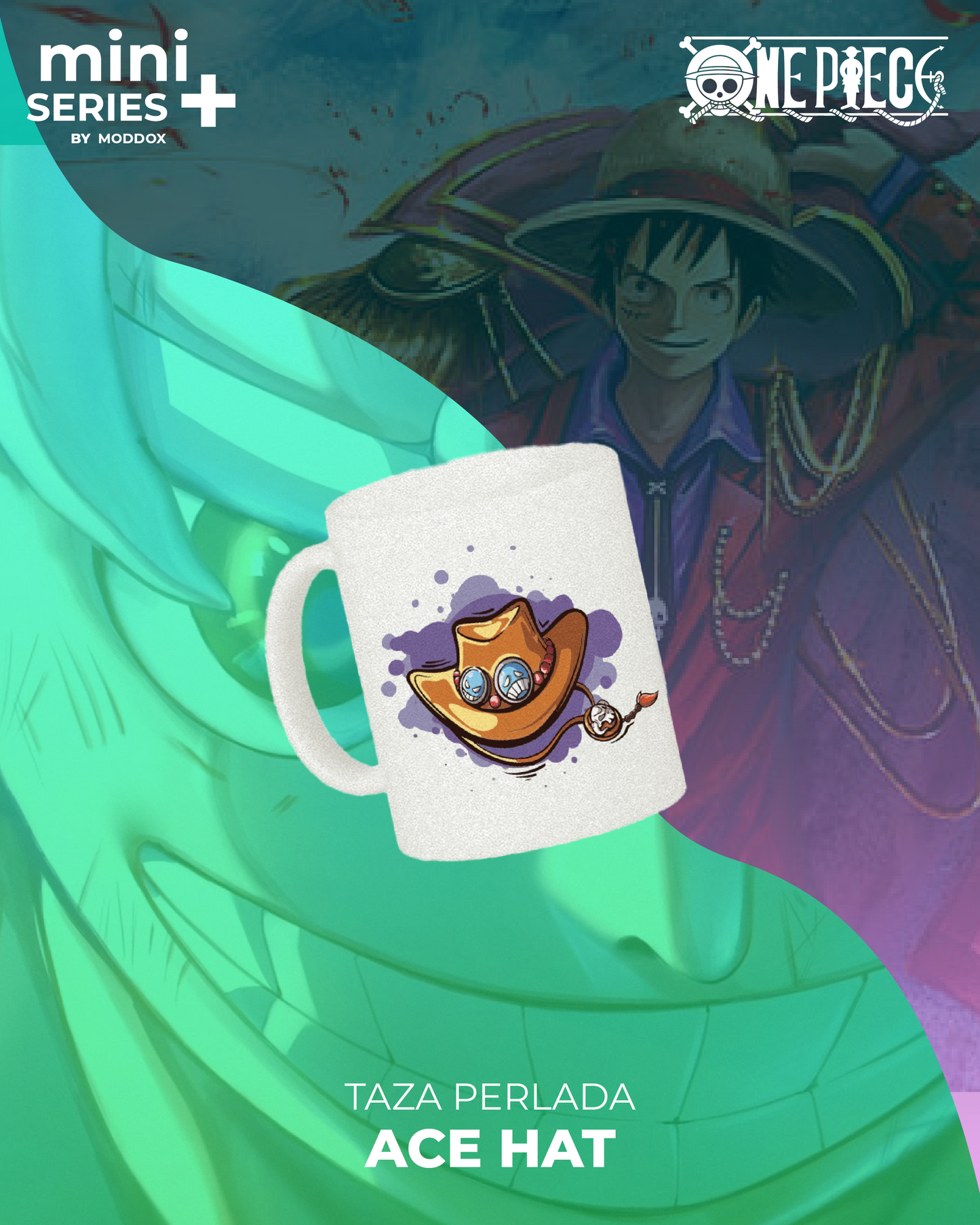 Taza | One piece | Ace Hat