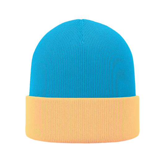 Gorro | Combinado | Cabeza turquesa (C173) / Frente crema (C471)