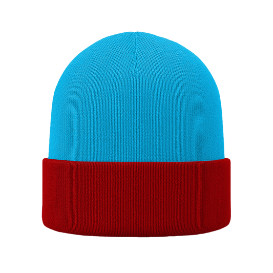 Gorro | Combinado | Cabeza turquesa (C173) / Frente rojo (C51)