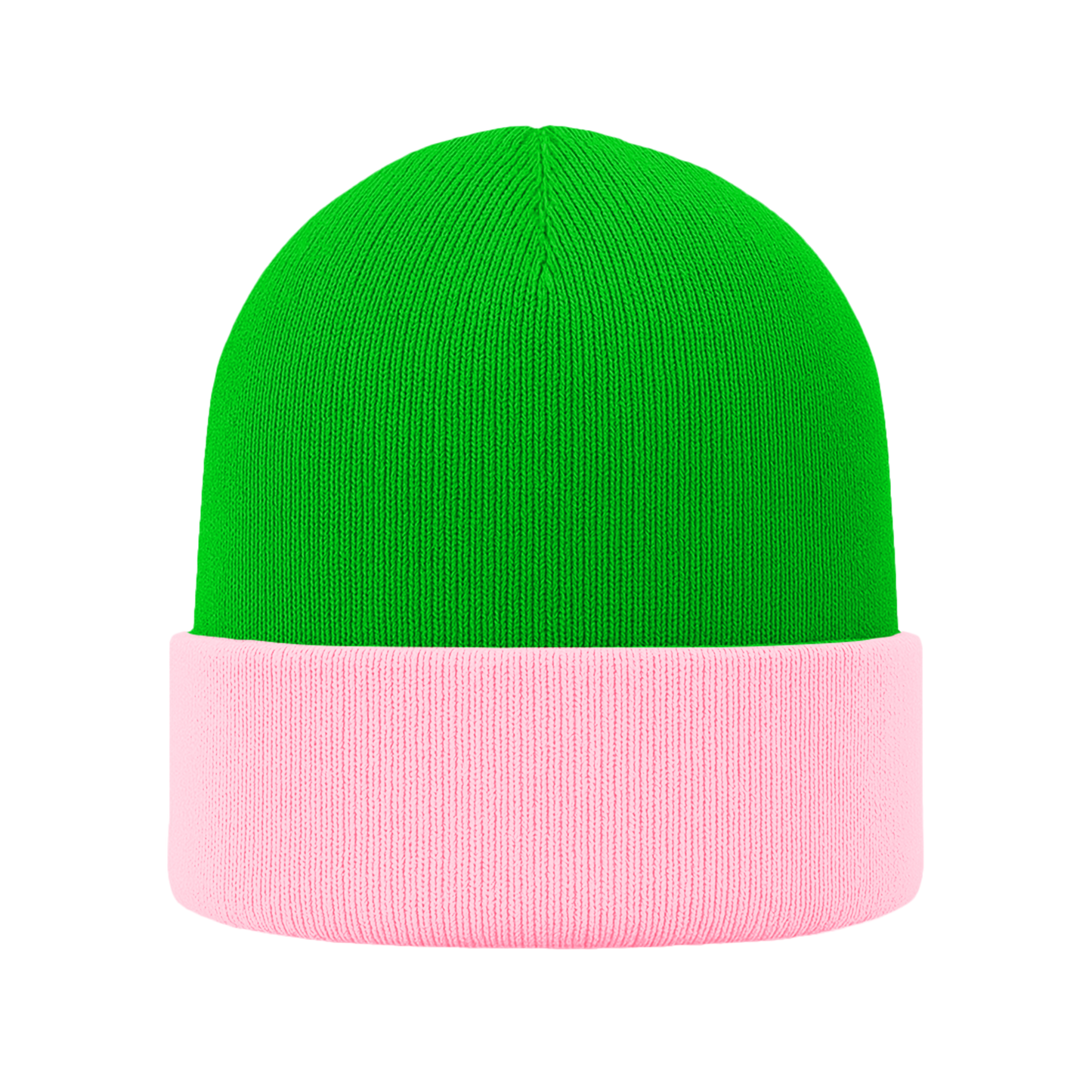 Gorro | Combinado | Cabeza verde limón (C151) / Frente rosado baby (C126)