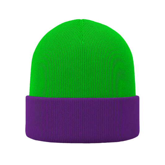 Gorro | Combinado | Cabeza verde limón (C151) / Frente uva (C131)