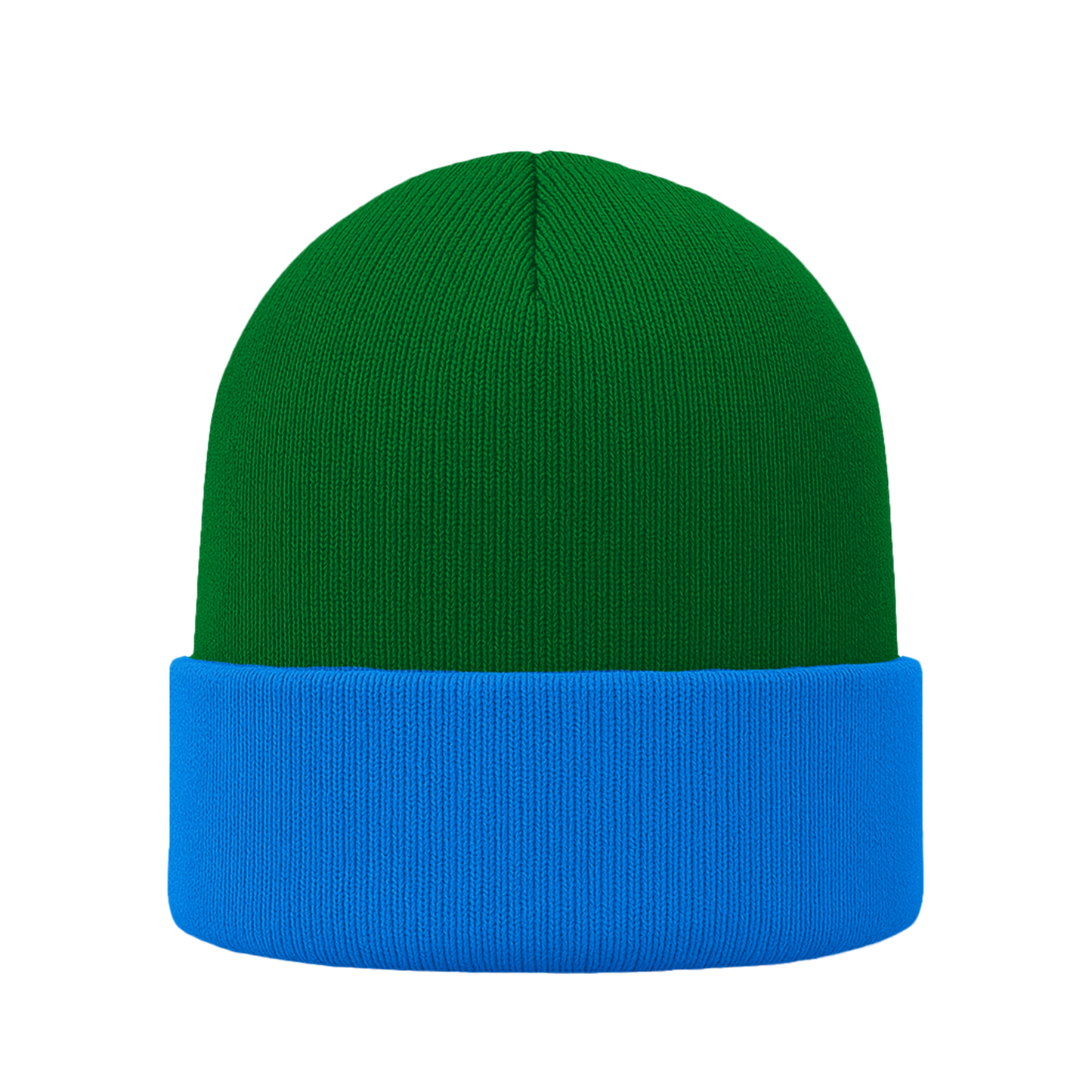 Gorro | Combinado | Cabeza verde quetzal (C95) / Frente azul (C55)